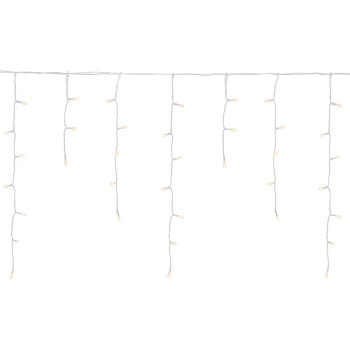 LED гирлянда MаgiсHome Icicle, 200 LED, теплый белый, MULTI CONNECT, сосулька, простое освещение, 230В 50Гц.