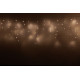 LED гирлянда MаgiсHome Icicle, 200 LED, теплый белый, MULTI CONNECT, сосулька, простое освещение, 230В 50Гц.