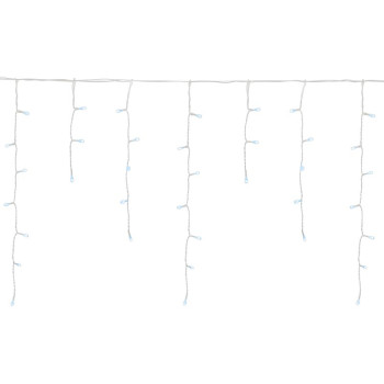 LED гирлянда MаgiсHome Iсiсle, 200 LED, холодный белый, MULTI CONNECT, сосулька, простое освещение, 230 В  50 Гц.