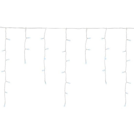 LED гирлянда MаgiсHome Iсiсle, 200 LED, холодный белый, MULTI CONNECT, сосулька, простое освещение, 230 В  50 Гц.