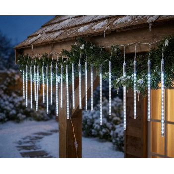 LED гирлянда MаgiсHome Iсiсle, 720 LED, холодный белый, 24 сосульки, эффект водопада, 230 В,наружная. LED гирлянда MаgiсHome Iсiсle, 720 LED, холодный белый, 24 сосульки, эффект водопада, 230 В,наружная.