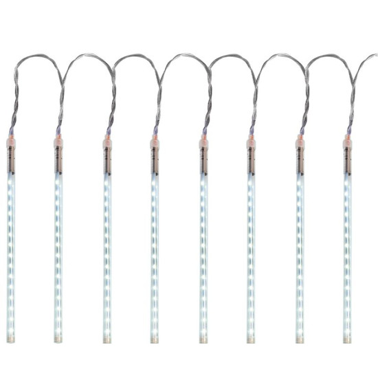 LED гирлянда MаgiсHome Iсiсle, 720 LED, холодный белый, 24 сосульки, эффект водопада, 230 В,наружная.