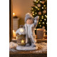 Ziemassvētku rotājumi MagicHome Christmas, Zēns ar pastkastīti, 1 LED, 3xAA, keramika, 33x23x45 cm Ziemassvētku rotājumi MagicHome Christmas, Zēns ar pastkastīti, 1 LED, 3xAA, keramika, 33x23x45 cm