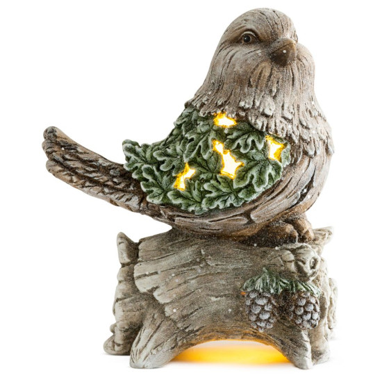 LED рождественская фигурка MаgiсHome " Синица на ветке ", 9 LED, теплый белый, 3xAAA, керамика, 22x21,50x40 см. LED рождественская фигурка MаgiсHome " Синица на ветке ", 9 LED, теплый белый, 3xAAA, керамика, 22x21,50x40 см.