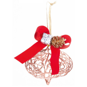 Dekorācija MagicHome Ziemassvētki, varš, 10x15 cm