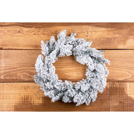 Garland MagicHome Christmas, natural, snow-covered, 45 cm