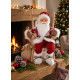 Ziemassvētku rotājumi MagicHome Christmas, Ziemassvētku vecītis, sēž, 46 cm Ziemassvētku rotājumi MagicHome Christmas, Ziemassvētku vecītis, sēž, 46 cm