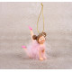 Рождественское украшение MаgiсHome , Балерины, розовые, полирезина, подвесные, 9x4x7,5 см, 2 шт.