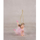 Рождественское украшение MаgiсHome , Балерины, розовые, полирезина, подвесные, 9x4x7,5 см, 2 шт.
