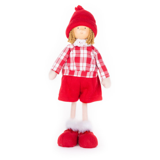 Рождественская фигурка MаgiсHome , Мальчик в клетчатой ​​рубашке, 32 см.