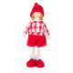 Ziemassvētku rotājumi MagicHome Christmas, Zēns rūtainā kreklā, 32 cm Ziemassvētku rotājumi MagicHome Christmas, Zēns rūtainā kreklā, 32 cm