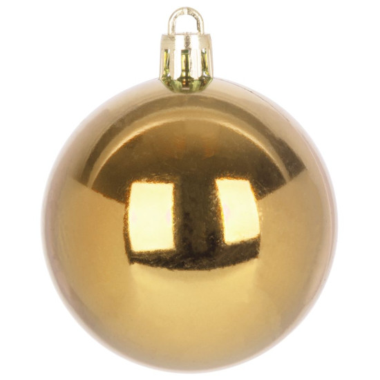 Globusi MagicHome Christmas, 20gab, 6 cm, zelts, uz Ziemassvētku eglītes