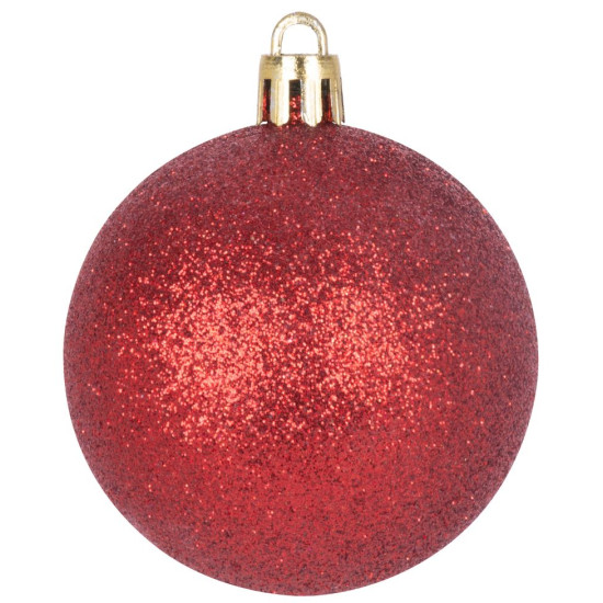 Шары MаgiсHome сhristmаs, 20 шт, 6 см, красные, на елку.