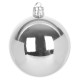 Globes MagicHome Christmas, 20 pcs, 6 cm, silver, on the Christmas tree Globes MagicHome Christmas, 20 pcs, 6 cm, silver, on the Christmas tree