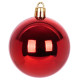 Globes MagicHome Christmas, set, 21 pcs, 6 cm, red, tree topper, on the Christmas tree