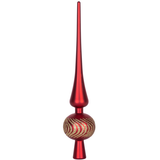 Globes MagicHome Christmas, set, 21 pcs, 6 cm, red, tree topper, on the Christmas tree