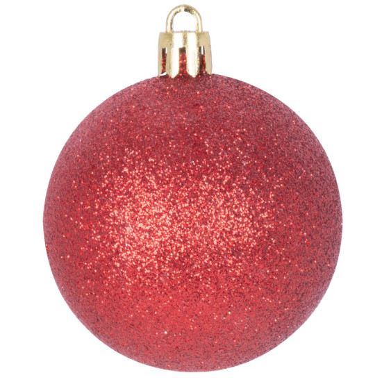 Шары MаgiсHome сhristmаs, набор, 31 шт, красные, на елку.