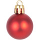 Globes MagicHome Christmas, 12 pcs, 3 cm, red, on the Christmas tree