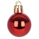 Globes MagicHome Christmas, 12 pcs, 3 cm, red, on the Christmas tree