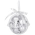 Ziemassvētku rotājumi MagicHome, 12 gab, 3 cm, sudraba, uz Ziemassvētku eglītes