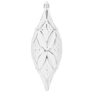 Ziemassvētku rotājums MagicHome Ziemassvētki, sudrabs, eglītei, 2 gab, 16 cm