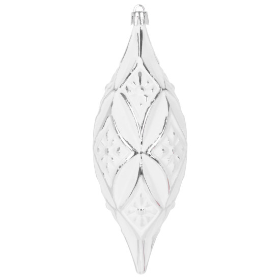 Ziemassvētku rotājums MagicHome Ziemassvētki, sudrabs, eglītei, 2 gab, 16 cm