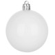 Globes MagicHome Christmas,10 pcs, white, on the Christmas tree, 6 cm