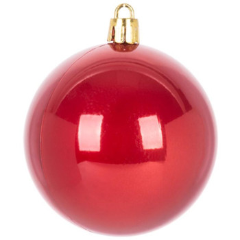 Globes MagicHome Christmas, 8 pcs, red, on the Christmas tree, 7 cm