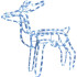 Украшение MagicHome Christmas, Reindeer, 144 LED холодный белый, 230В, 50 Гц, наружное, 59x27,50x64 см