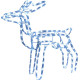 Украшение MagicHome Christmas, Reindeer, 144 LED холодный белый, 230В, 50 Гц, наружное, 59x27,50x64 см
