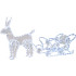 Украшение MagicHome Christmas, Олени с санями, 312 LED холодный белый, 230В, 50Гц, наружное, 59x