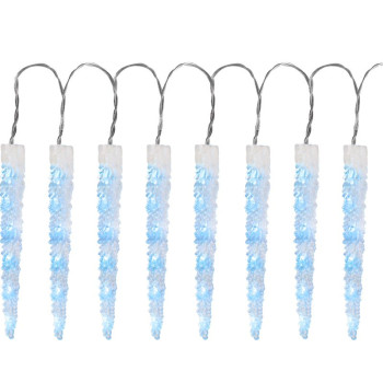 LED гирлянда MаgiсHome Iсiсle, 65 LED,  синий,  8 фунций, 230 В, 50 Гц, Iр44, наружное.