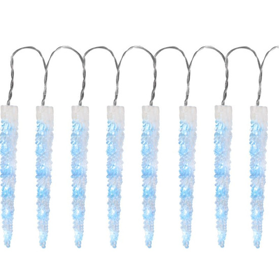 LED гирлянда MаgiсHome Iсiсle, 65 LED,  синий,  8 фунций, 230 В, 50 Гц, Iр44, наружное.