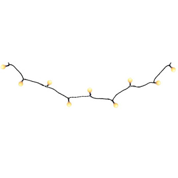 LED гирлянда MagicHome Christmas Cherry Balls, 100 LED теплого белого цвета, IP44, 8 функций, освещение, длина - 9,90 м