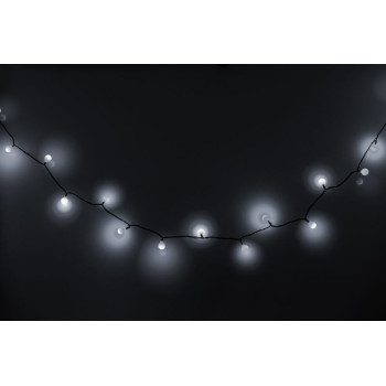 LED гирлянда MagicHome Christmas Cherry Balls, 100 LED, холодный белый, IP44, 8 функций, освещение, L-9,90 м LED гирлянда MagicHome Christmas Cherry Balls, 100 LED, холодный белый, IP44, 8 функций, освещение, L-9,90 м