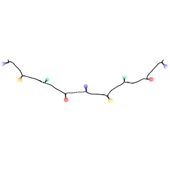 Цепочка MagicHome Christmas Cherry Balls, 100x многоцветный светодиод, IP44, 8 функций, освещение, длина - 9,90 м