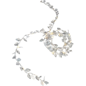 Цепочка MagicHome Christmas Leafdeco, 20x mLED теплый белый, 2xAA, IP 20, внутреннее, освещение, L-1,90 м