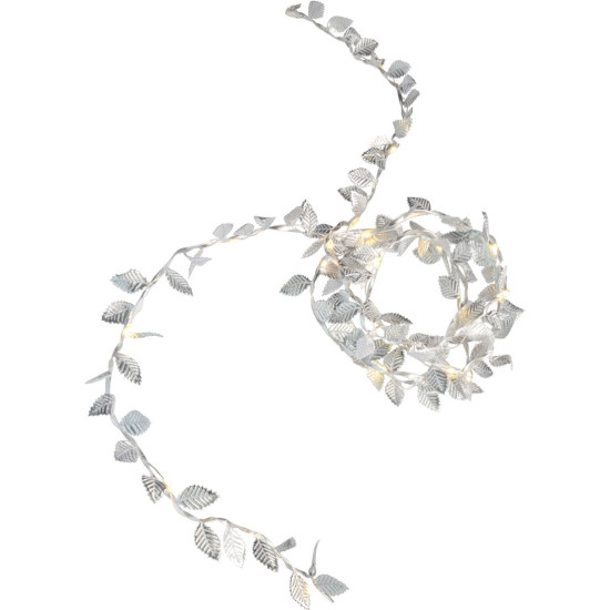 Цепочка MagicHome Christmas Leafdeco, 20x mLED теплый белый, 2xAA, IP 20, внутреннее, освещение, L-1,90 м