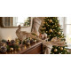 Ziemassvētku rotājumi MagicHome Christmas, Pāvs, zelts, dūnas, 50x20x23 cm Ziemassvētku rotājumi MagicHome Christmas, Pāvs, zelts, dūnas, 50x20x23 cm