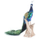 Ziemassvētku rotājumi MagicHome Christmas, Pāvs, zils, dūnas, 24x12x32 cm Ziemassvētku rotājumi MagicHome Christmas, Pāvs, zils, dūnas, 24x12x32 cm