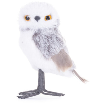 Рождественское украшение MаgiсHome, Сова, серая, размер 10х8х13,5 см. Рождественское украшение MаgiсHome, Сова, серая, размер 10х8х13,5 см.