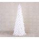 Decoration MagicHome Christmas, Christmas tree made of feathers, white, 24x60 cm Decoration MagicHome Christmas, Christmas tree made of feathers, white, 24x60 cm