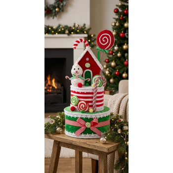 Рождественская фигурка MаgiсHome , Торт, 27x57 см, Рождественская фигурка MаgiсHome , Торт, 27x57 см,
