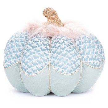 Рождественская фигурка MаgiсHome, Тыква, голубая, 29x24 см.