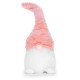 Ziemassvētku rotājumi MagicHome Christmas, Elfs ar īsām kājām, audums, rozā-balts,20x19x58 cm Ziemassvētku rotājumi MagicHome Christmas, Elfs ar īsām kājām, audums, rozā-balts,20x19x58 cm