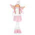 Рождественская фигурка MаgiсHome , Ангел в розовой юбочке, ткань, розово-белая, 29x13x59 см.