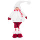 Ziemassvētku rotājumi MagicHome Christmas, Zēns ar ziemeļbrieža ausīm, audums, sarkanbalts, 22x13x57 cm Ziemassvētku rotājumi MagicHome Christmas, Zēns ar ziemeļbrieža ausīm, audums, sarkanbalts, 22x13x57 cm