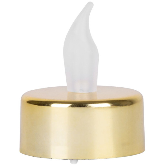 Свечи MаgiсHome, 1 светодиод, упаковка. 2 шт., золото, чайный цвет