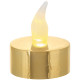 Свечи MаgiсHome, 1 светодиод, упаковка. 2 шт., золото, чайный цвет