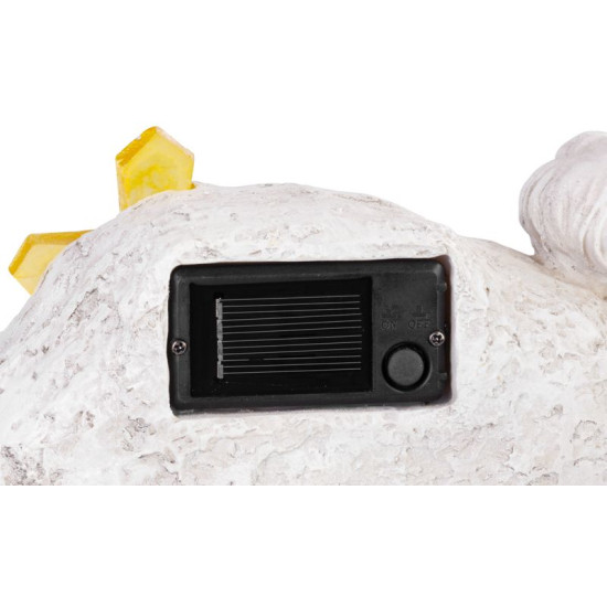 MagicHome dekorācija, Eņģelis ar krustiņu, polirezīns, kapam, saules, 20,5x11x11 cm, pak. 2 gab., ar ungāru nosaukumu